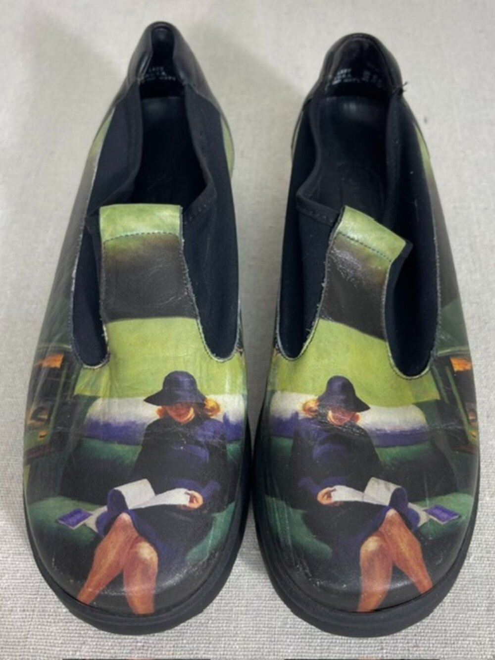 Icon Hopper's Compartment C Car Women's 6M Leather Slip on Shoes Comfort Vintage